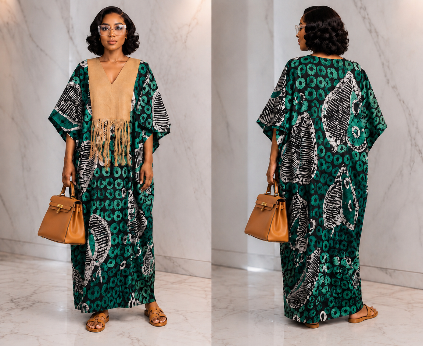 Long Adire Boubou