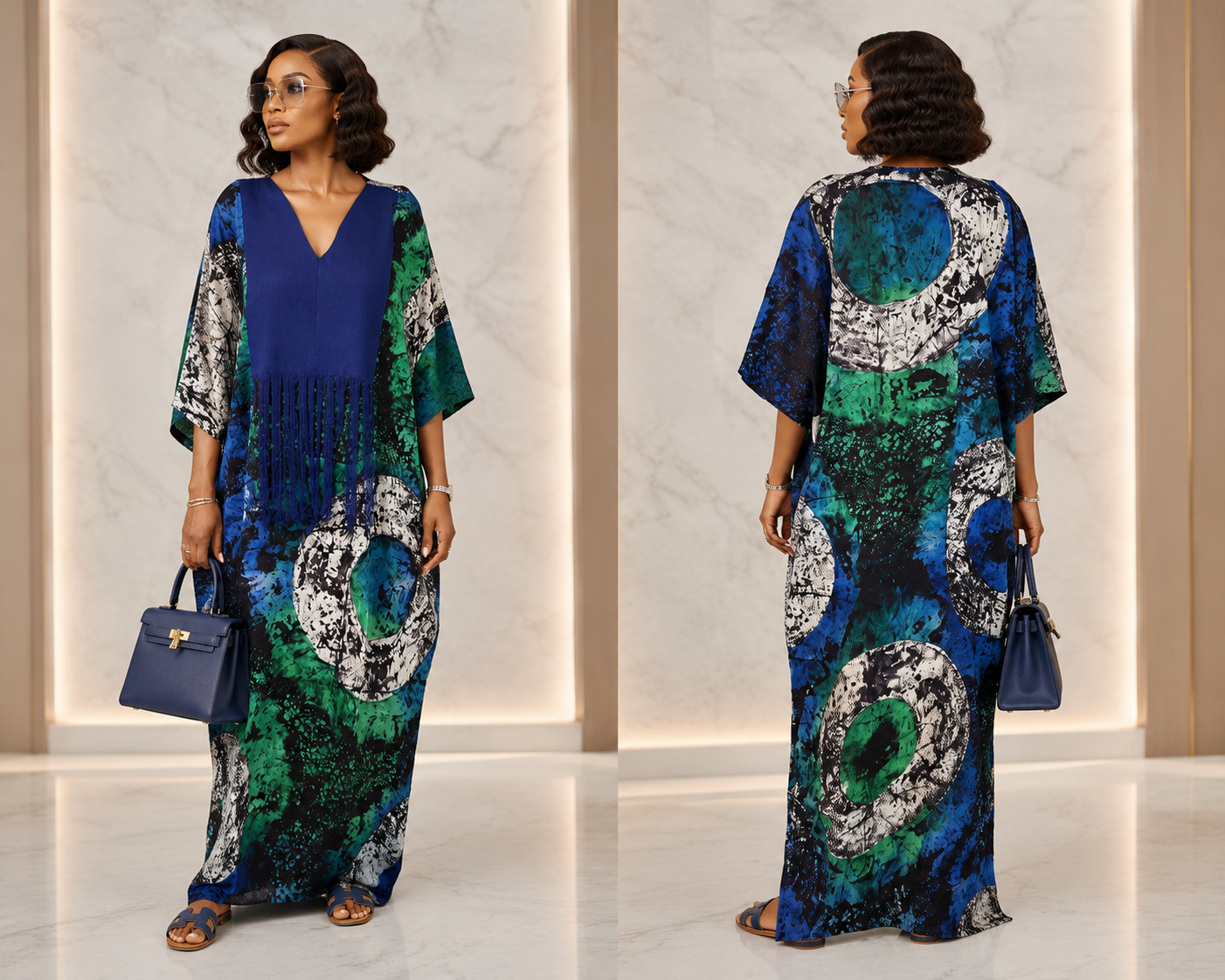 Long Adire Boubou