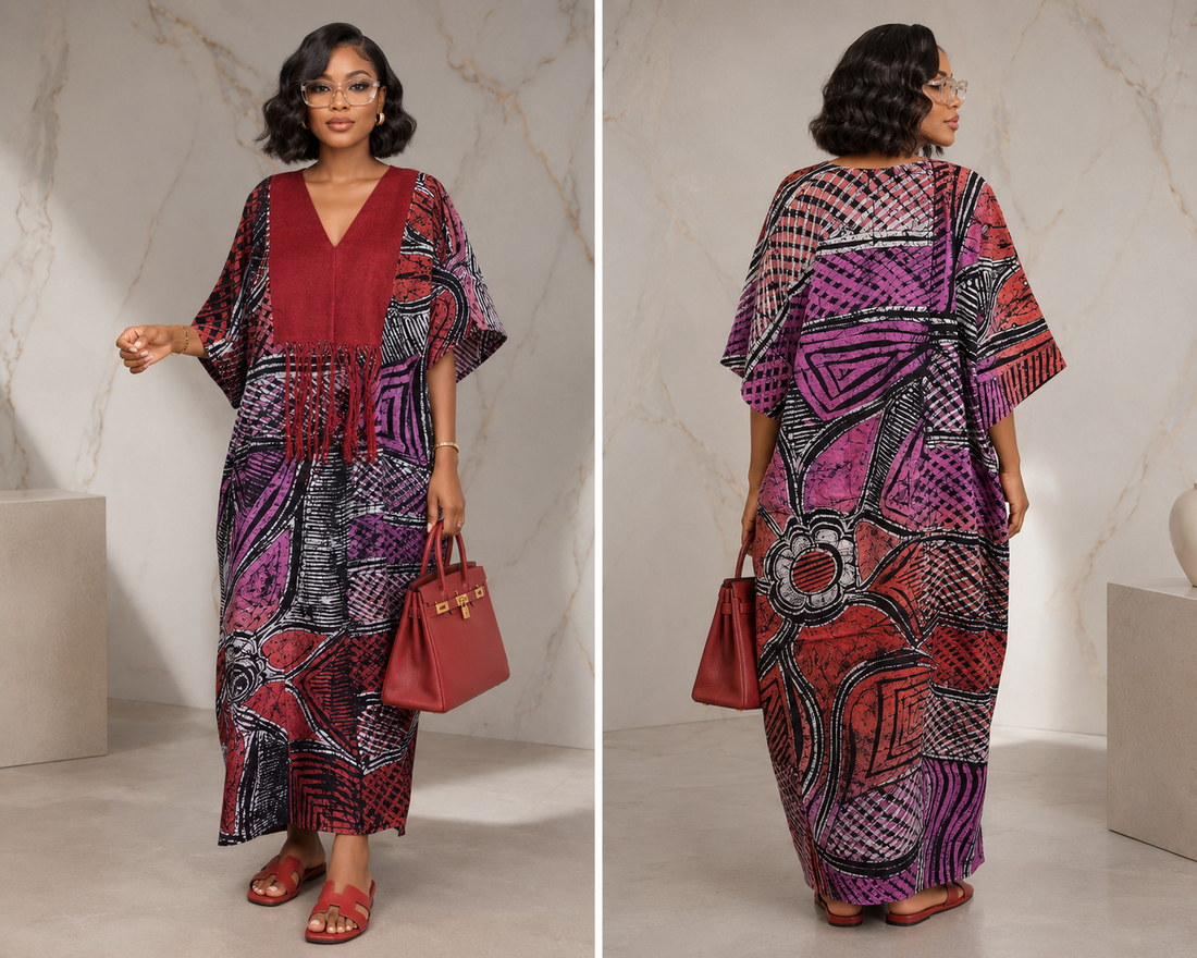 Long Adire Boubou