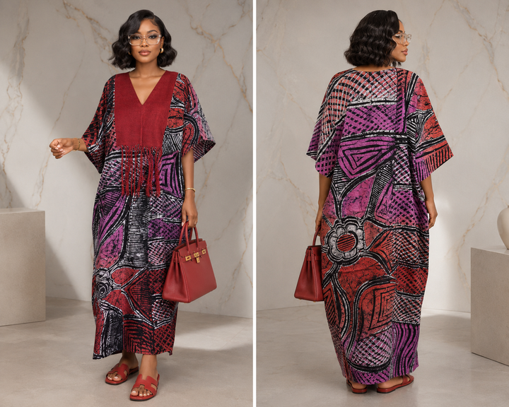 Long Adire Boubou