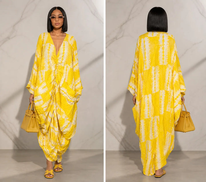 Adire Crepe Boubou