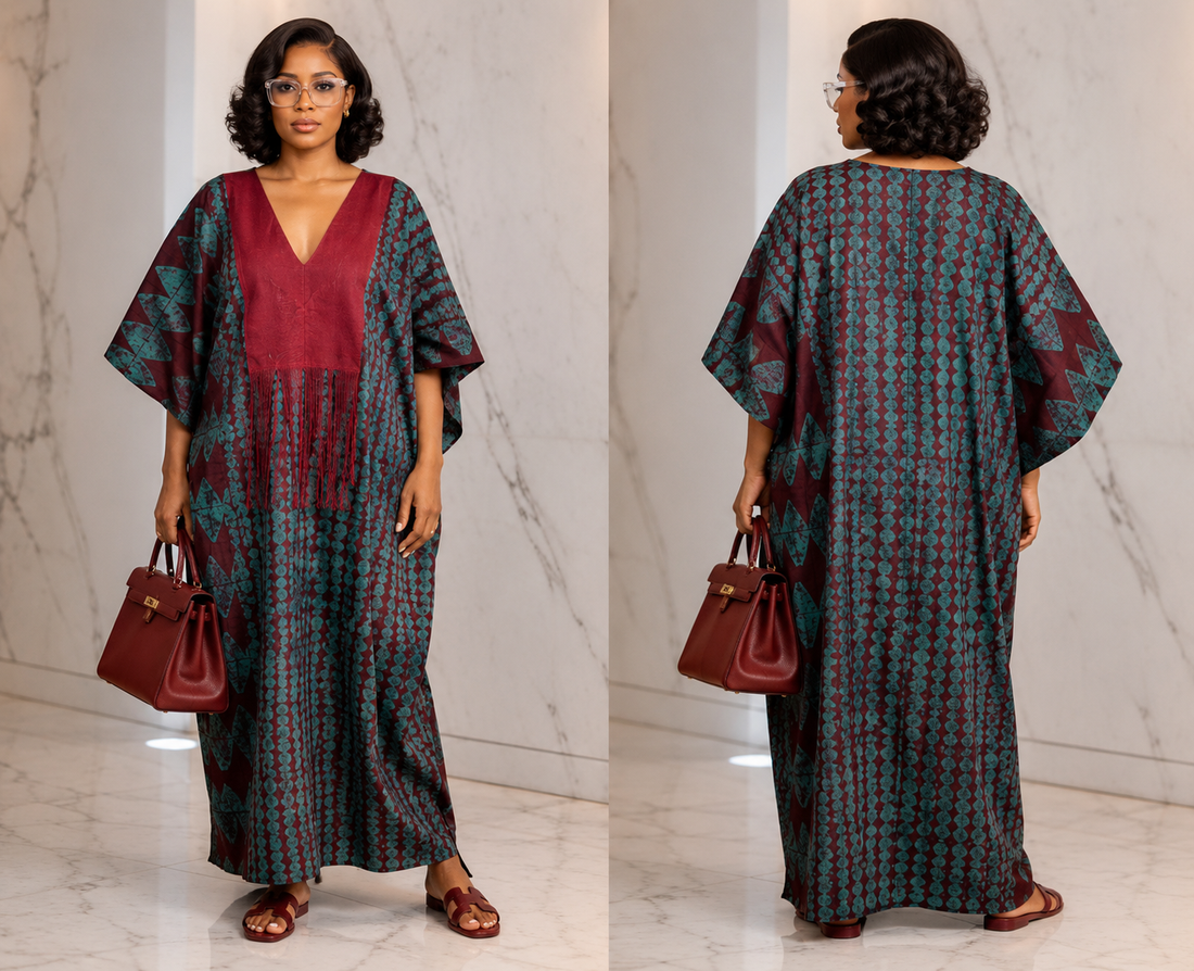 Long Adire Boubou
