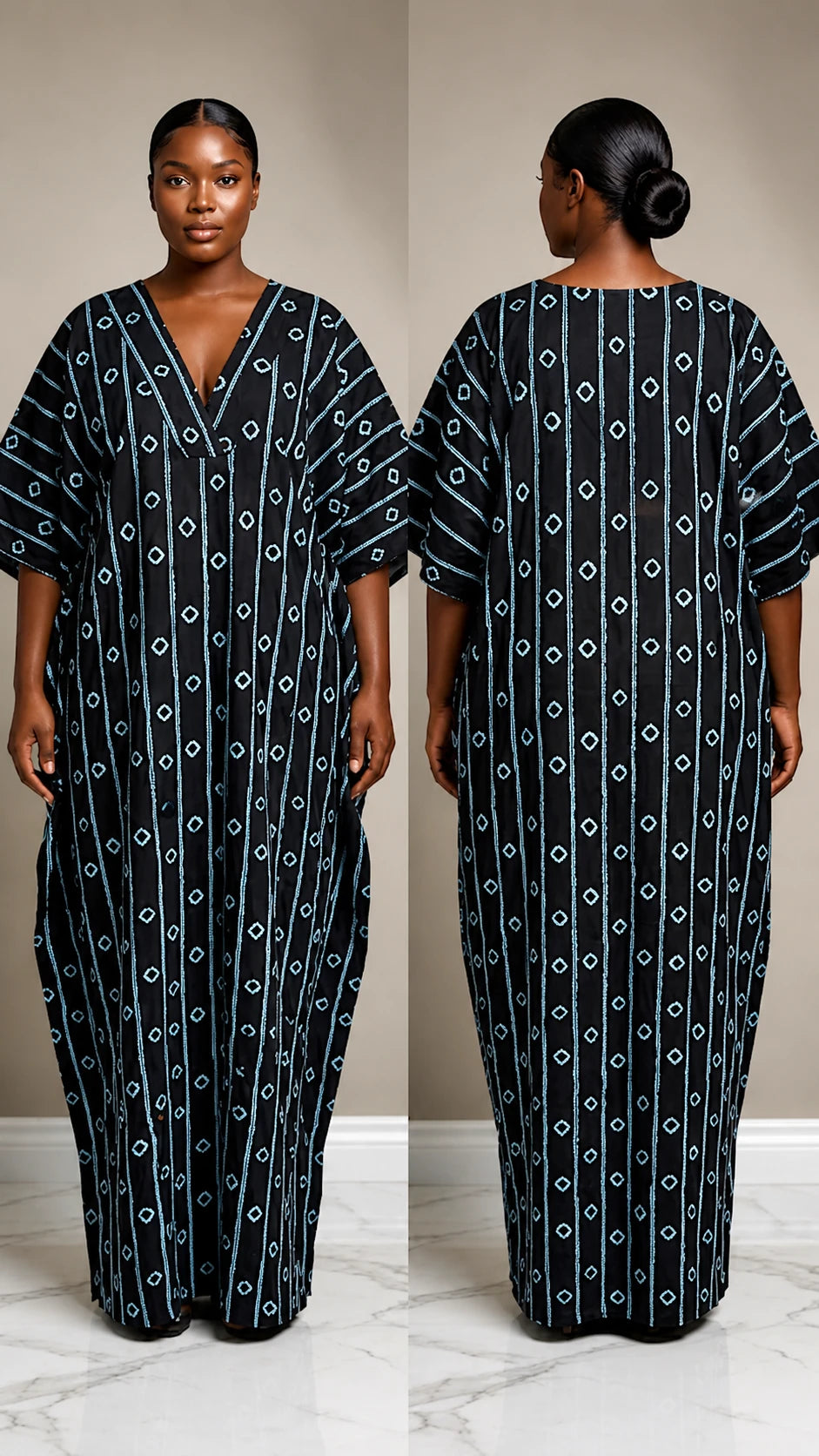 Long Ankara Boubou