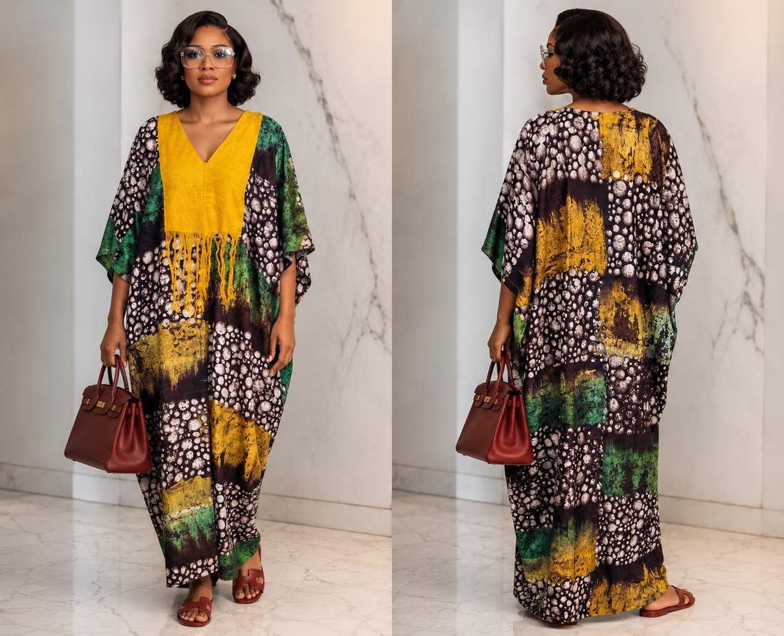 Long Adire Boubou