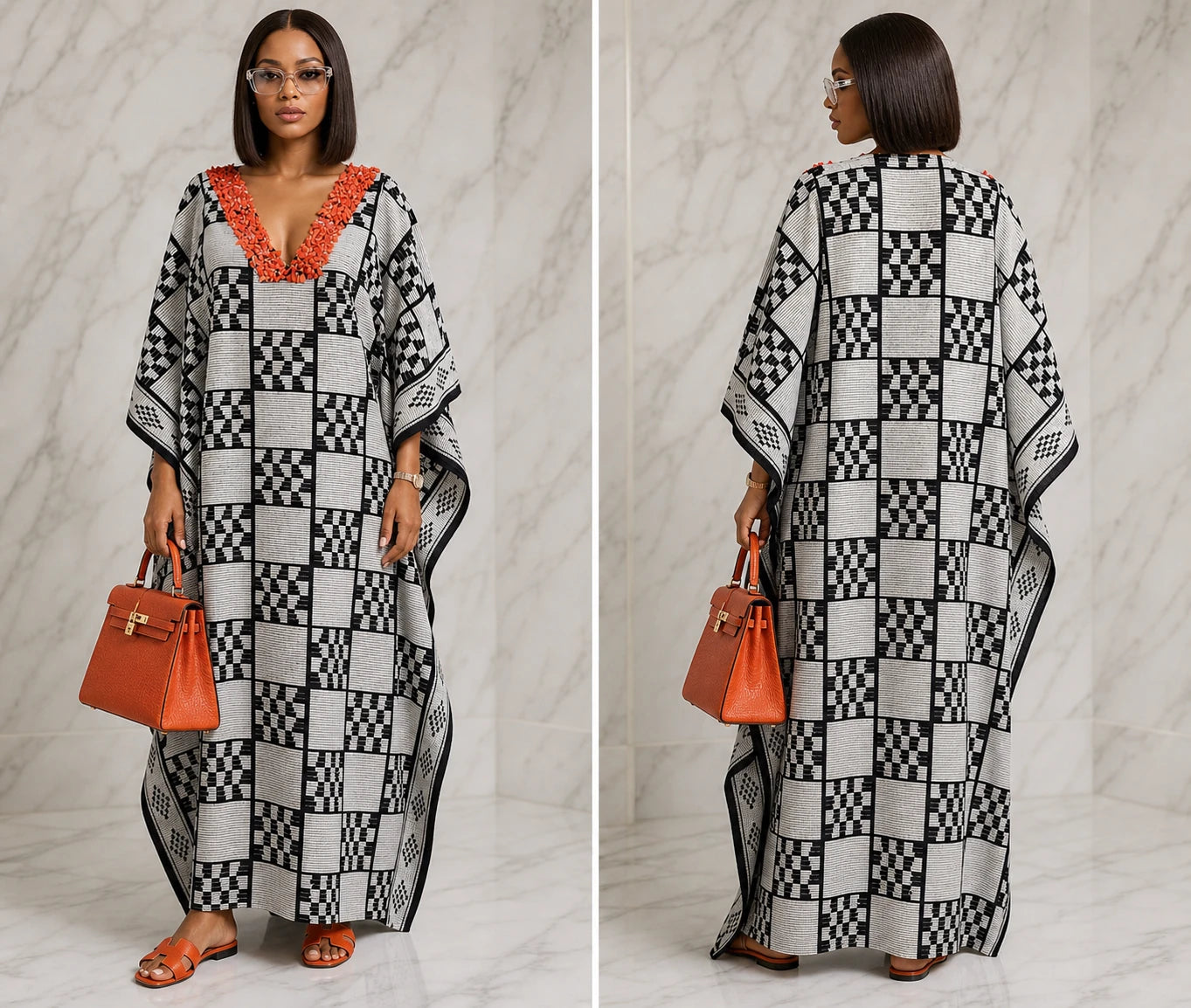 Beaded Akwete Boubou