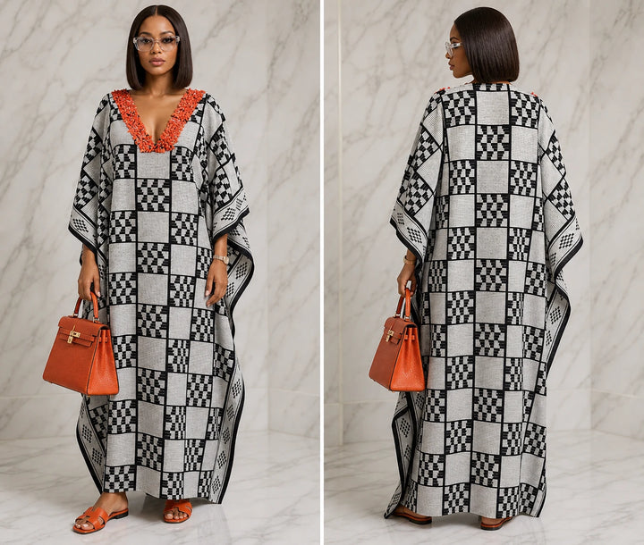 Beaded Akwete Boubou