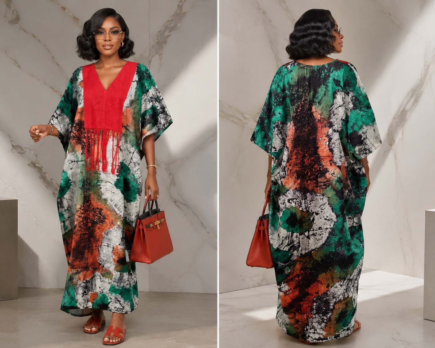 Long Adire Boubou