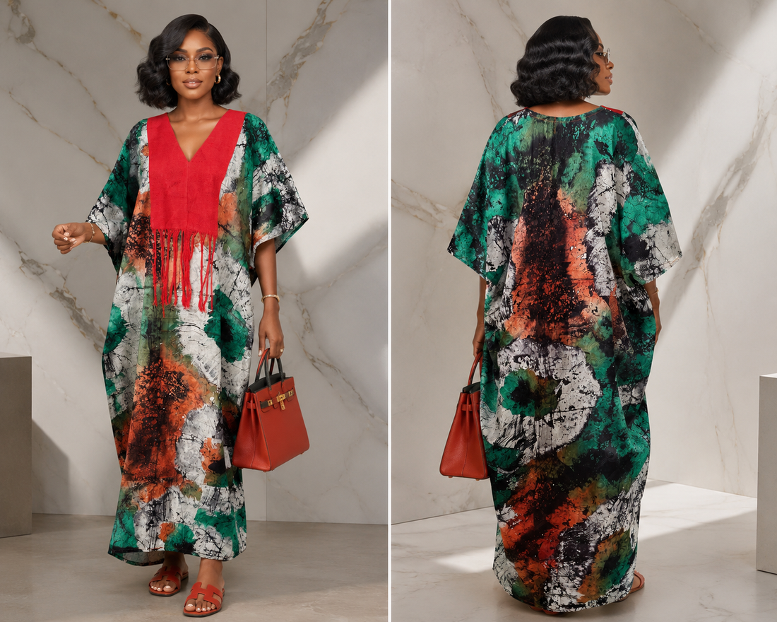 Long Adire Boubou