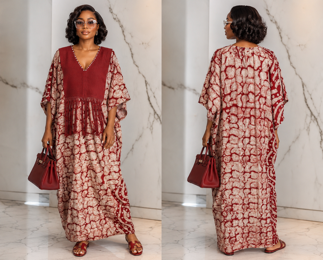 Long Adire Boubou