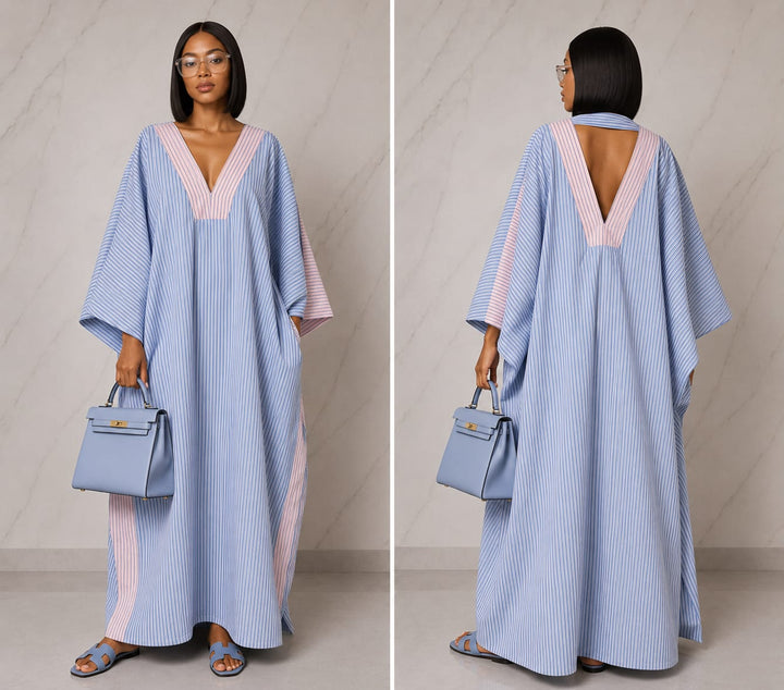 Plain Cotton Kaftan