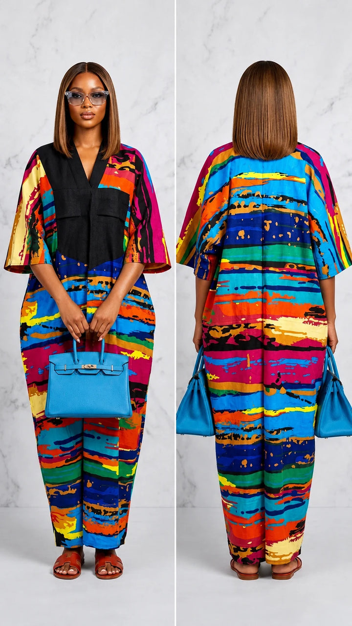 Long Ankara Boubou