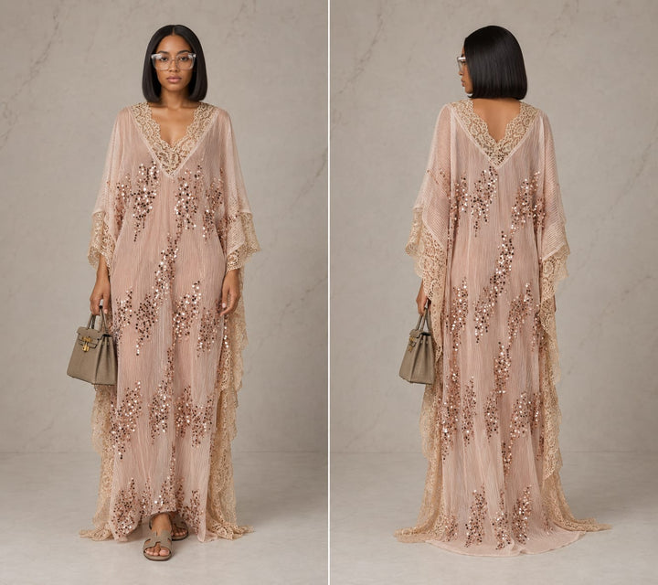 Chantily Sequin Kaftan